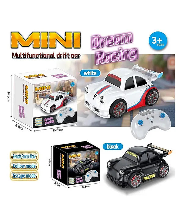 Mini Multi-Functional RC Racing Car for Kids 3+ | Remote Control Toy Car with Follow Mode & Escape Mode