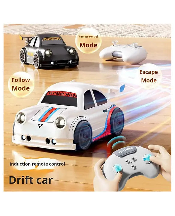 Mini Multi-Functional RC Racing Car for Kids 3+ | Remote Control Toy Car with Follow Mode & Escape Mode
