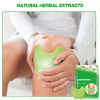 Knee Patch for Pain Relief, Pack of 10 - Wormwood leaves Dried Ginger Camphor Borneol Natural Herbal Patches, Sticker 12-Hour Relief of Joint Pains