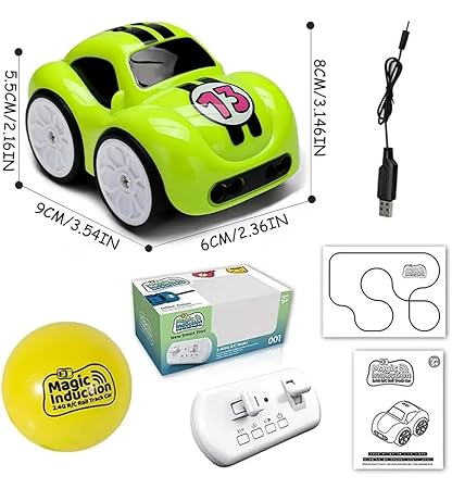 RC Intelligent Sensor Mini Car – 2.4GHz Remote Control Car with Smart Music & LED Lighting, Line Sensing Infrared Following CAR