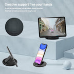 All in one 60W USB Fast Charging Travel Data Cable Set Multifunctional Conversion Head Portable Multi-Type Charging Connector USB TypeC Adapter Sim Storage with Sim Eject Pin and mobile stand