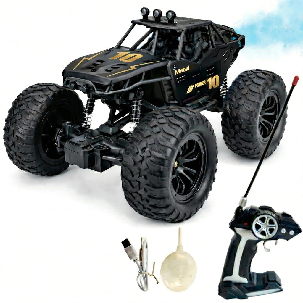 RC Rock Crawler Car 2WD | Off-Road Remote Control Monster | Smoke Effect | Auto Mode