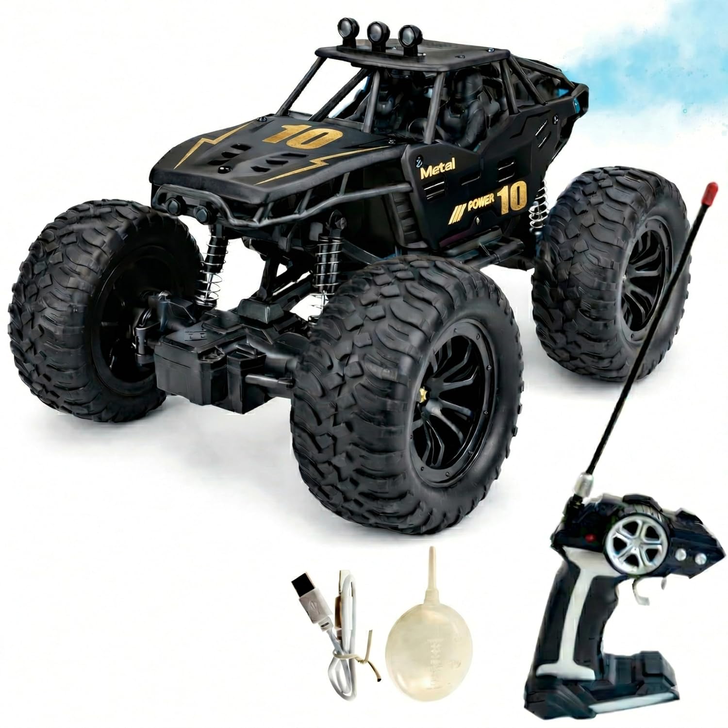 RC Rock Crawler Car 2WD | Off-Road Remote Control Monster | Smoke Effect | Auto Mode
