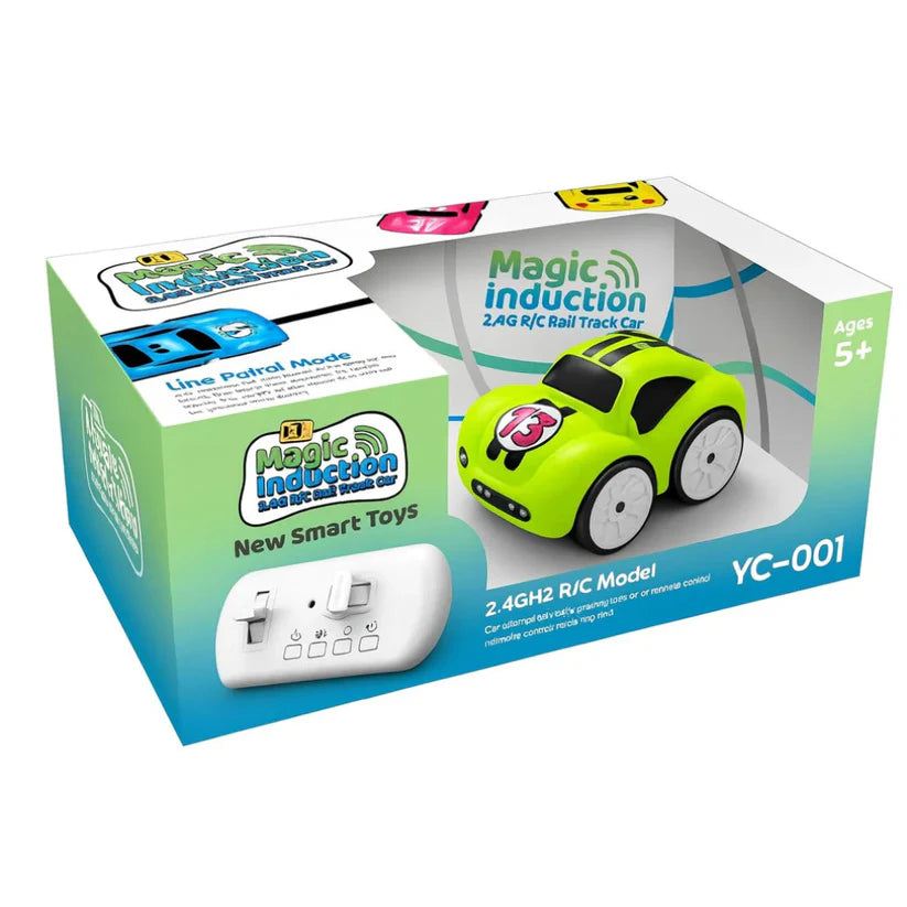 RC Intelligent Sensor Mini Car – 2.4GHz Remote Control Car with Smart Music & LED Lighting, Line Sensing Infrared Following CAR
