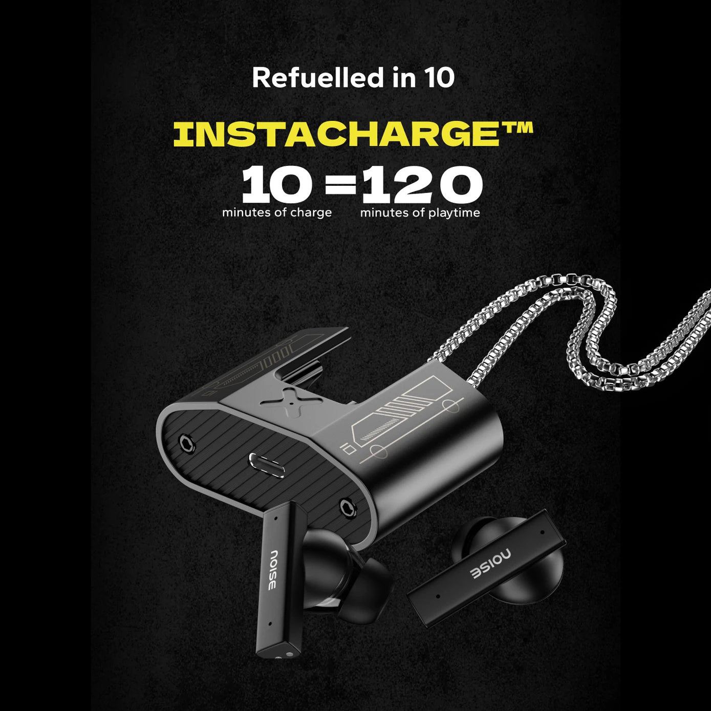Noise Buds Marine- India's 1st fully metallic case, ANC up to 32dB